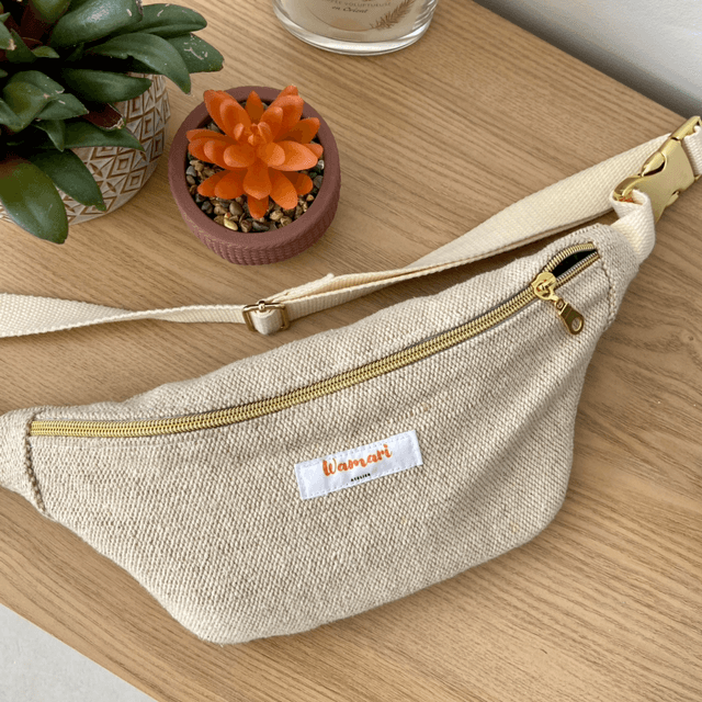 Sac banane jute - personnalise l'intérieur de ton sac